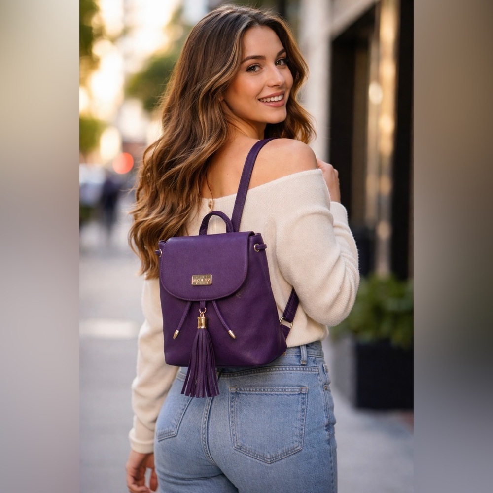 Elegant Purple Backpack by Monat